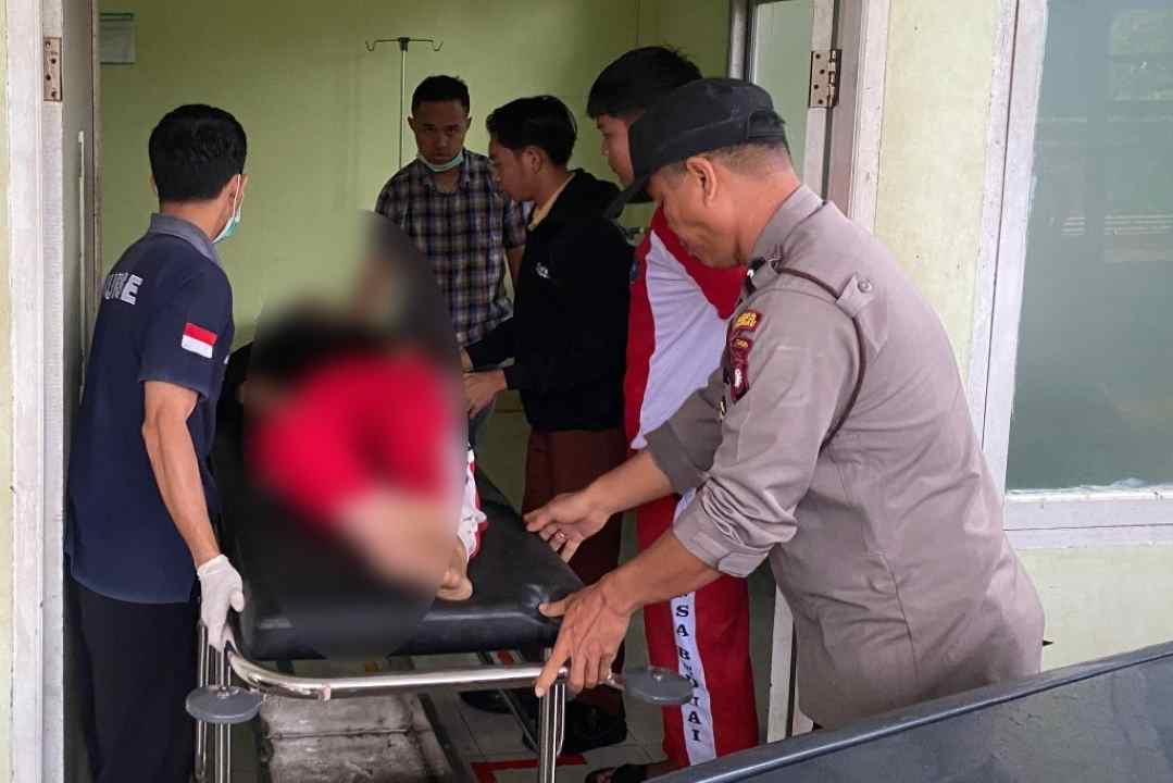 Nahas, Motor Pelajar di Beduai Hantam Mobil yang Putar Balik Mendadak, Korban Tewas di Puskesmas